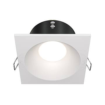 Maytoni Lampada da incasso Zoom 1 luce GU10 bianco alluminio Maytoni Lampada da incasso Zoom 1 luce GU10 bianco alluminio
