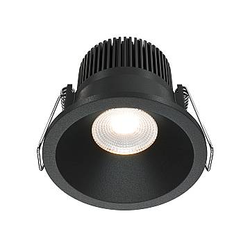 Maytoni Lampada da Incasso Zoom 1 luce GU10 nero alluminio Maytoni Lampada da Incasso Zoom 1 luce GU10 nero alluminio