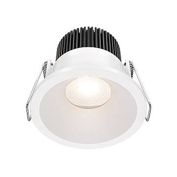 Maytoni Lampada da Incasso Zoom 1 luce GU10 bianco alluminio Maytoni Lampada da Incasso Zoom 1 luce GU10 bianco alluminio
