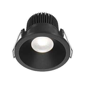 Maytoni Lampada da Incasso Zoom 1 luce GU10 nero alluminio Maytoni Lampada da Incasso Zoom 1 luce GU10 nero alluminio