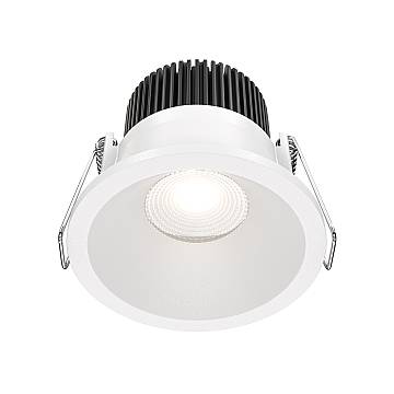 Maytoni Lampada da Incasso Zoom 1 luce GU10 bianco alluminio Maytoni Lampada da Incasso Zoom 1 luce GU10 bianco alluminio