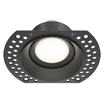 Maytoni Lampada da incasso Dot 1 luce GU10 nero alluminio Maytoni Lampada da incasso Dot 1 luce GU10 nero alluminio