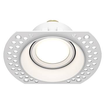 Maytoni Lampada da incasso Dot 1 luce GU10 bianco alluminio Maytoni Lampada da incasso Dot 1 luce GU10 bianco alluminio