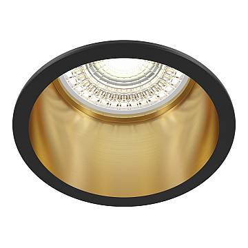 Maytoni lampada da incasso Reif 1 luce GU10 nero metallo Maytoni lampada da incasso Reif 1 luce GU10 nero metallo