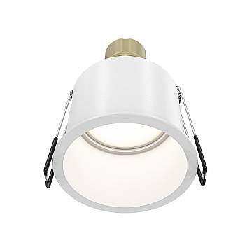 Maytoni Lampada da incasso Reif 1 luce GU10 bianco metallo alluminio Maytoni Lampada da incasso Reif 1 luce GU10 bianco metallo alluminio