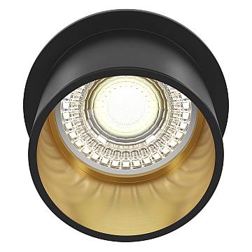 Maytoni lampada da incasso Reif 1 luce GU10 nero metallo Maytoni lampada da incasso Reif 1 luce GU10 nero metallo