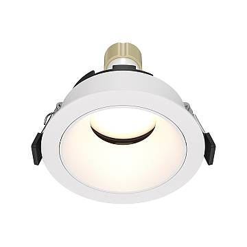 Maytoni Lampada da Incasso Share 1 luce GU10 bianco metallo