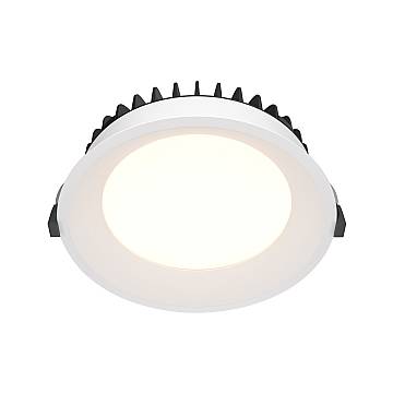 Maytoni Lampada da Incasso Okno 1 luce LED integrato bianco metallo Maytoni Lampada da Incasso Okno 1 luce LED integrato bianco metallo