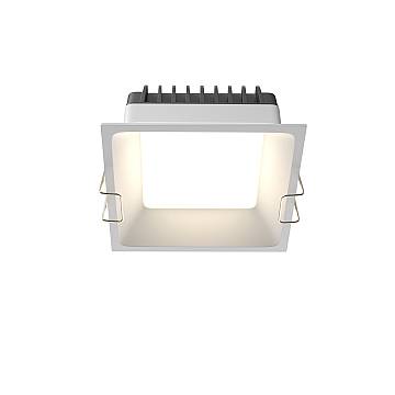 Maytoni Lampada da Incasso Okno 1 luce LED integrato bianco metallo Maytoni Lampada da Incasso Okno 1 luce LED integrato bianco metallo