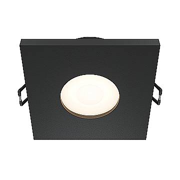 Maytoni Lampada da Incasso Stark 1 luce GU10 nero alluminio Maytoni Lampada da Incasso Stark 1 luce GU10 nero alluminio