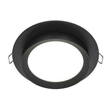 Maytoni Lampada da incasso Hoop 1 luce GX53 nero metallo Maytoni Lampada da incasso Hoop 1 luce GX53 nero metallo