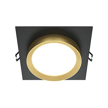 Maytoni Lampada da incasso Hoop 1 luce GX53 nero alluminio Maytoni Lampada da incasso Hoop 1 luce GX53 nero alluminio