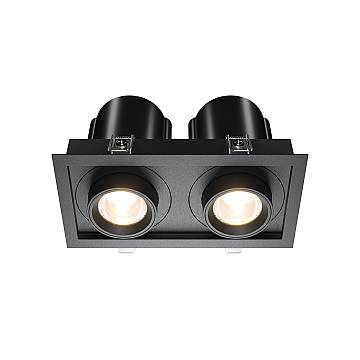 Maytoni Lampada da incasso Hidden 1 luce LED integrato nero alluminio Maytoni Lampada da incasso Hidden 1 luce LED integrato nero alluminio