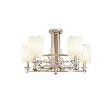 Maytoni lampadario contemporaneo Vittoria 5 luci E14 oro metallo diffusore PVC