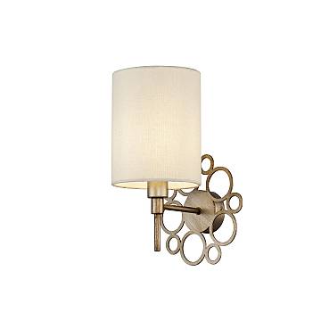 Maytoni applique contemporanea Anna 1 luce E14 oro metallo diffusore PVC