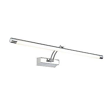 Maytoni Applique moderna Fino 1 luce LED integrato cromo metallo diffusore PVC