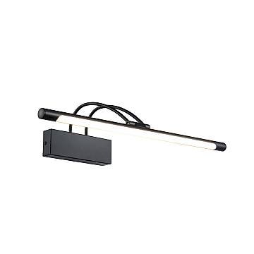 Maytoni Applique moderno Finelli 1 luce LED integrato nero metallo diffusore PC Maytoni Applique moderno Finelli 1 luce LED integrato nero metallo diffusore PC