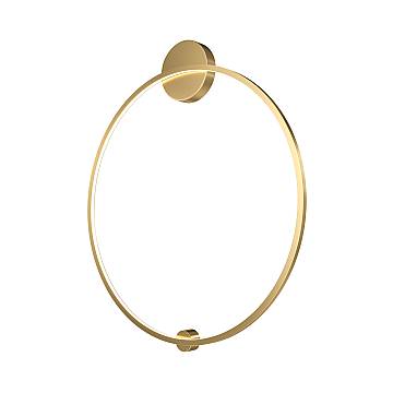 Maytoni Applique moderno Halo 1 luce LED integrato ottone alluminio