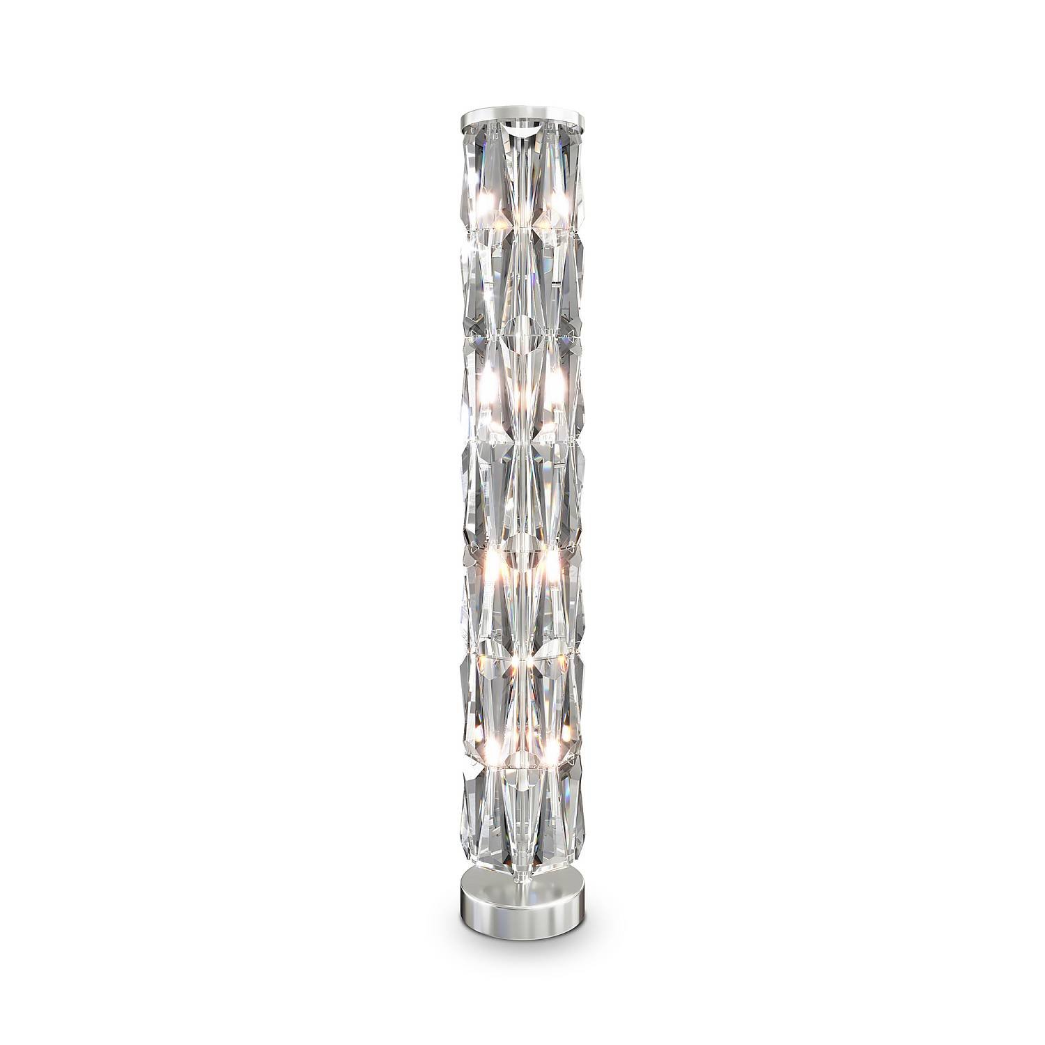 Piantana Contemporanea Puntes Acciaio Cromo 8 Luci MOD043FL-08CH