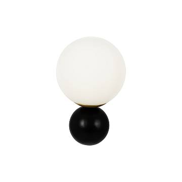 Maytoni applique contemporanea Nostalgia 1 luce E14 oro opaco metallo diffusore vetro