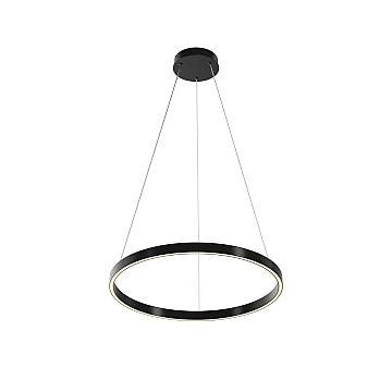 Maytoni Sospensione Moderna Rim 1 luce LED integrato nero metallo
