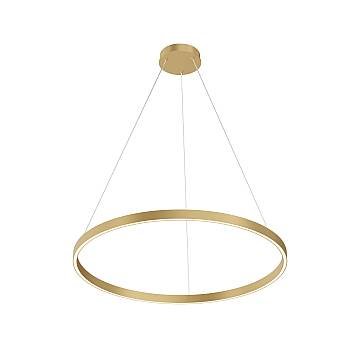 Maytoni Sospensione Moderna Rim 1 luce LED integrato ottone alluminio Maytoni Sospensione Moderna Rim 1 luce LED integrato ottone alluminio