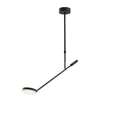 Maytoni Lampada da soffitto moderna Fad 1 luce LED integrato nero metallo