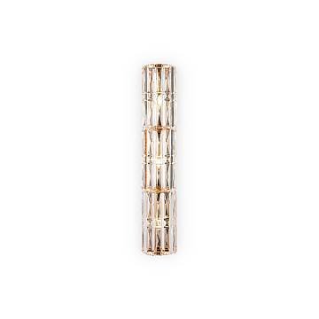 Maytoni applique contemporanea Facet 3 luci E14 oro metallo vetro trasparente