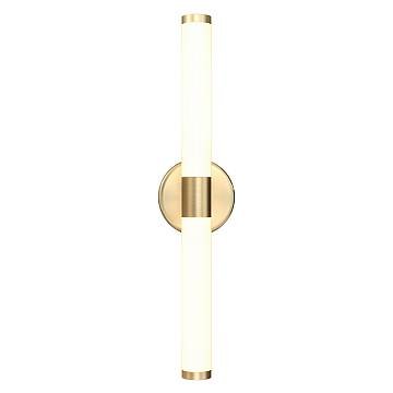 Maytoni Applique Moderna Axis 1 luce LED integrato oro alluminio acrilico