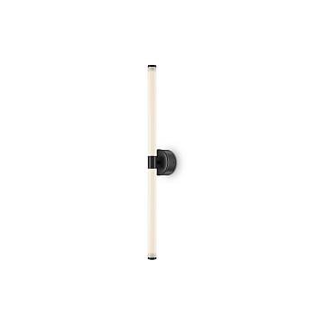 Maytoni applique moderna Axis 1 luce LED integrato nero alluminio