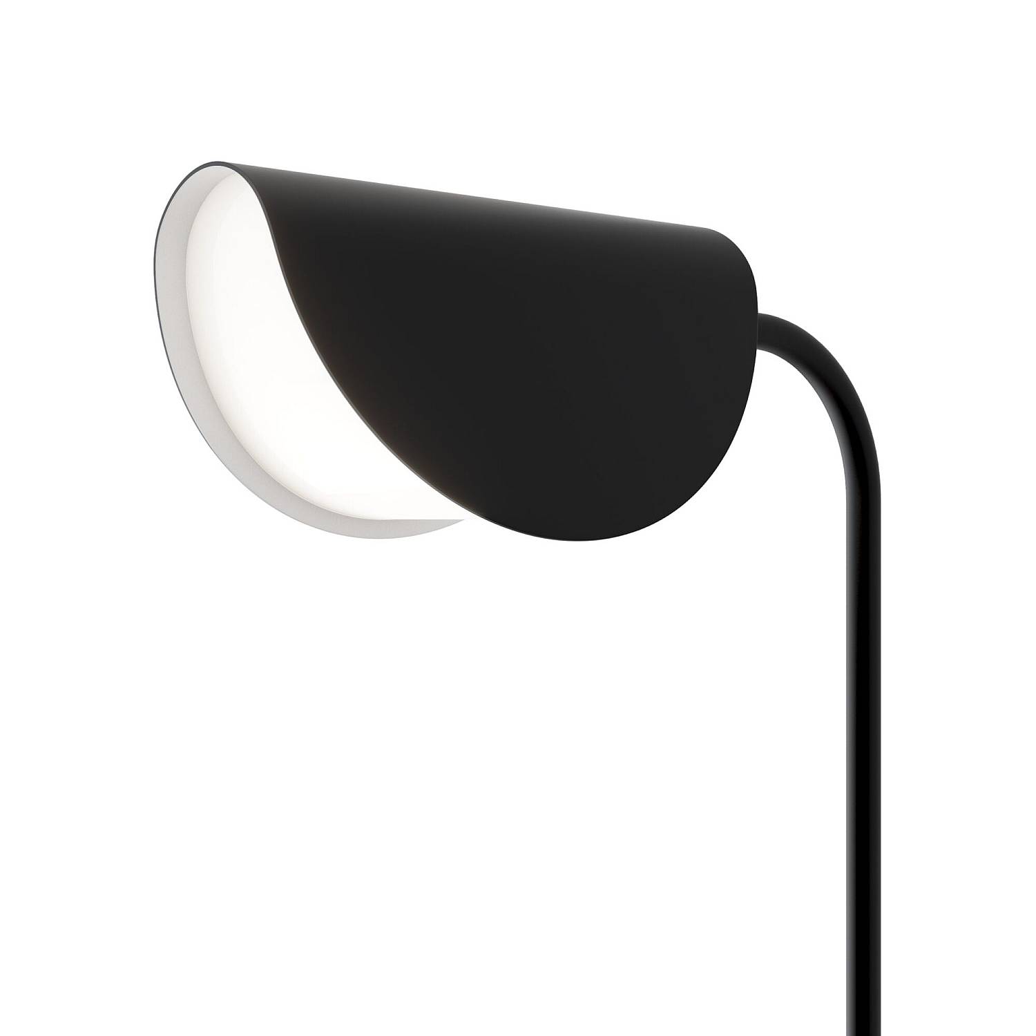 Piantana Lampada Da Terra Moderno Mollis Metallo Nero Acrilico 1 Luce G9 7W MOD126FL-01B