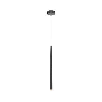 Maytoni Lampadario moderno Cascade 1 luce LED integrato nero alluminio Maytoni Lampadario moderno Cascade 1 luce LED integrato nero alluminio
