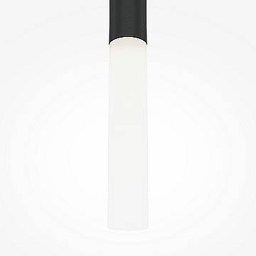 Maytoni Lampadario moderno Pro Shade 1 luce LED integrato nero alluminio
