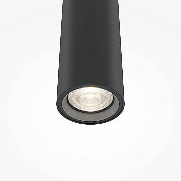 Maytoni Lampadario moderno Pro Extra 1 luce LED integrato nero metallo