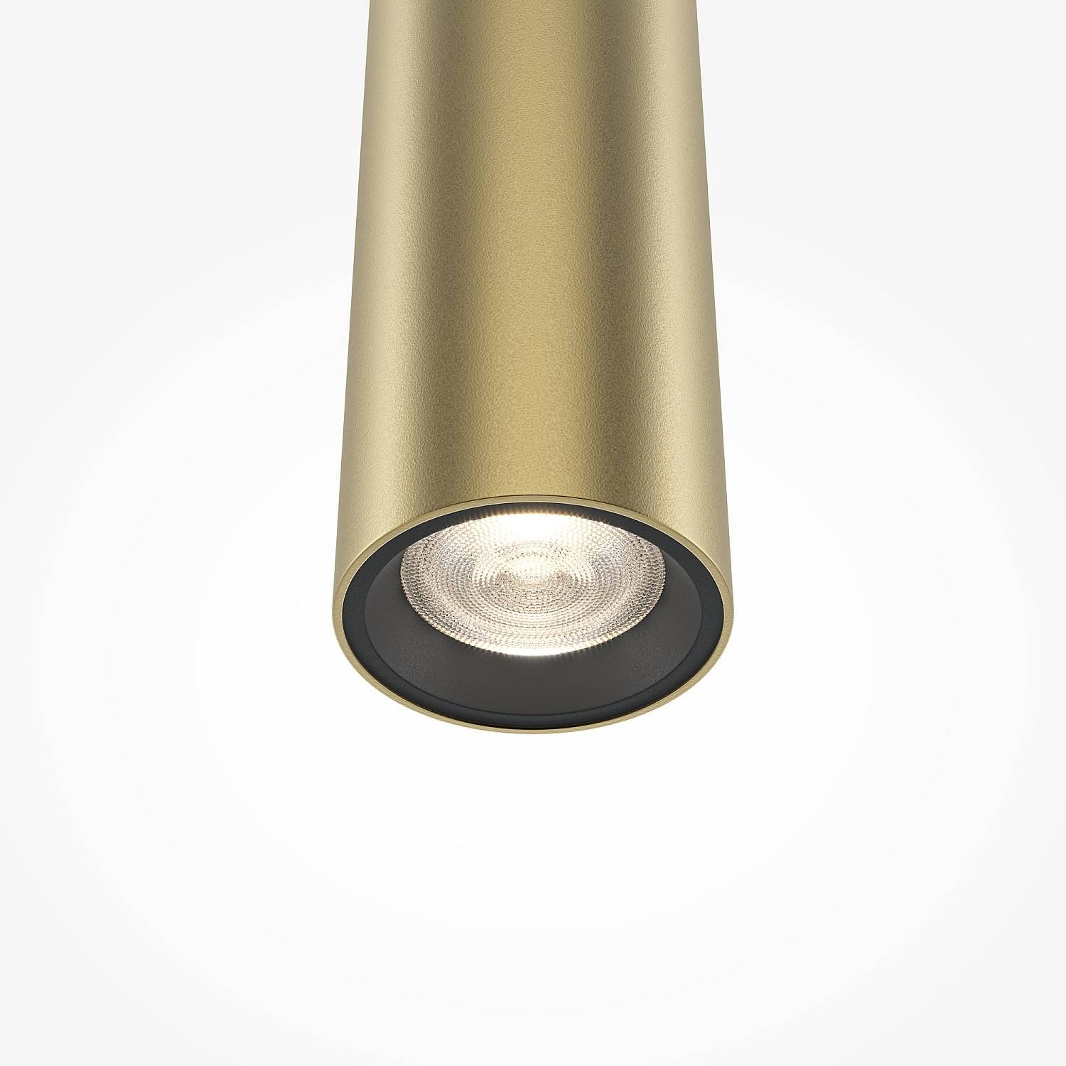 Lampadario A Sospensione Moderno Pro Extra 1 Led Integrato 6W Alluminio Oro Ip20 MOD160PL-L6G4K1