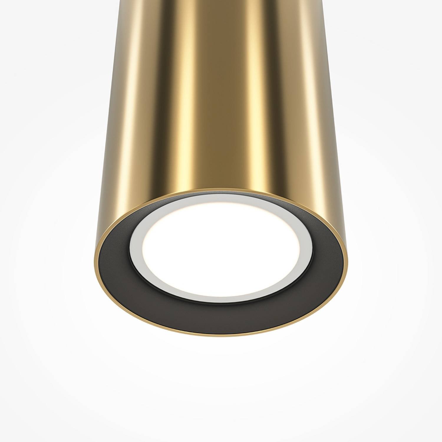 Lampada A Sospensione Moderno Pro Focus 1 Luce Gu10 6W Alluminio Ottone Ip20 MOD161PL-01BS1
