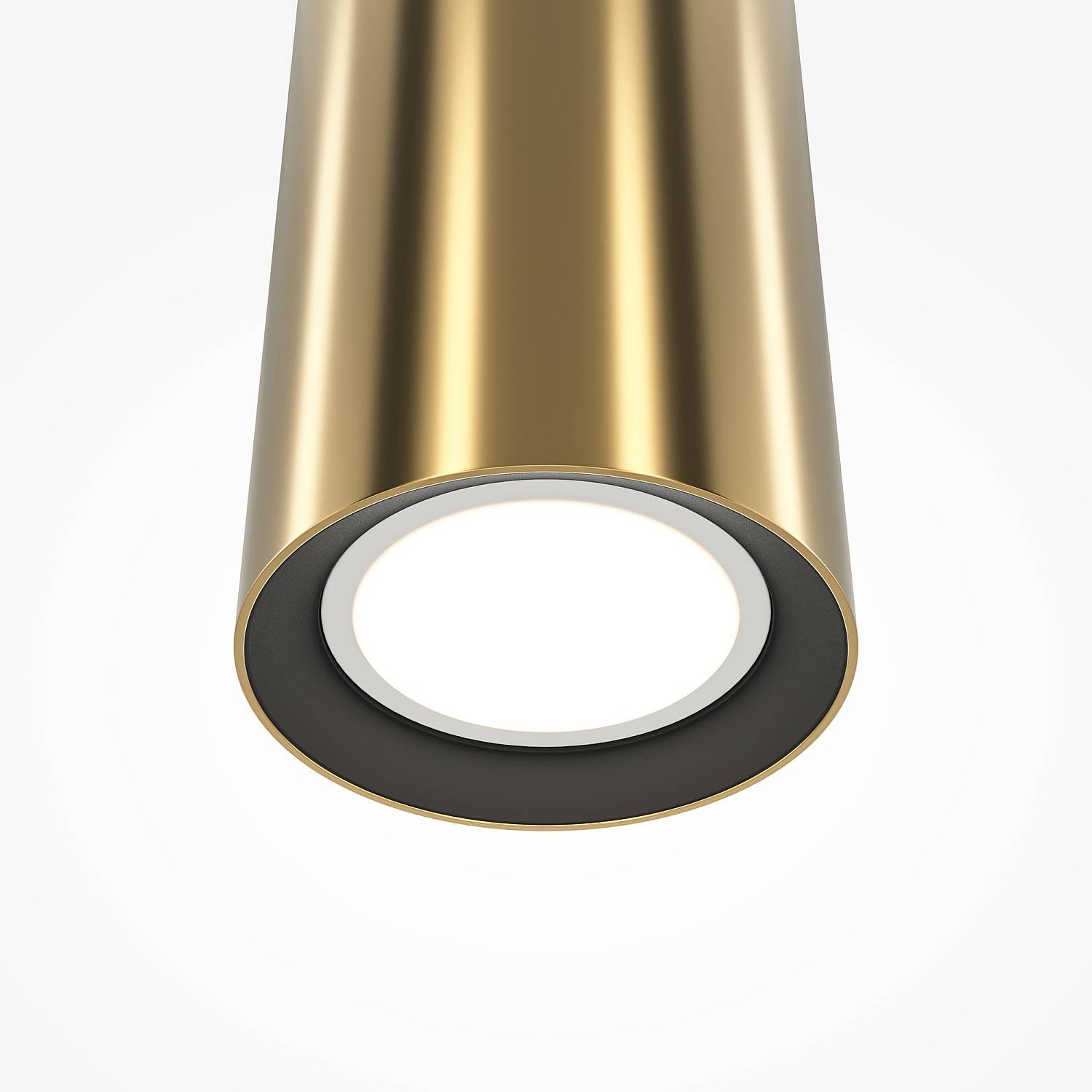 Lampada A Sospensione Moderno Pro Focus 1 Luce Gu10 6W Alluminio Ottone Ip20 MOD161PL-01BS1