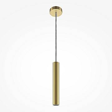Maytoni lampada a sospensione moderna Pro Focus 1 luce GU10 oro alluminio