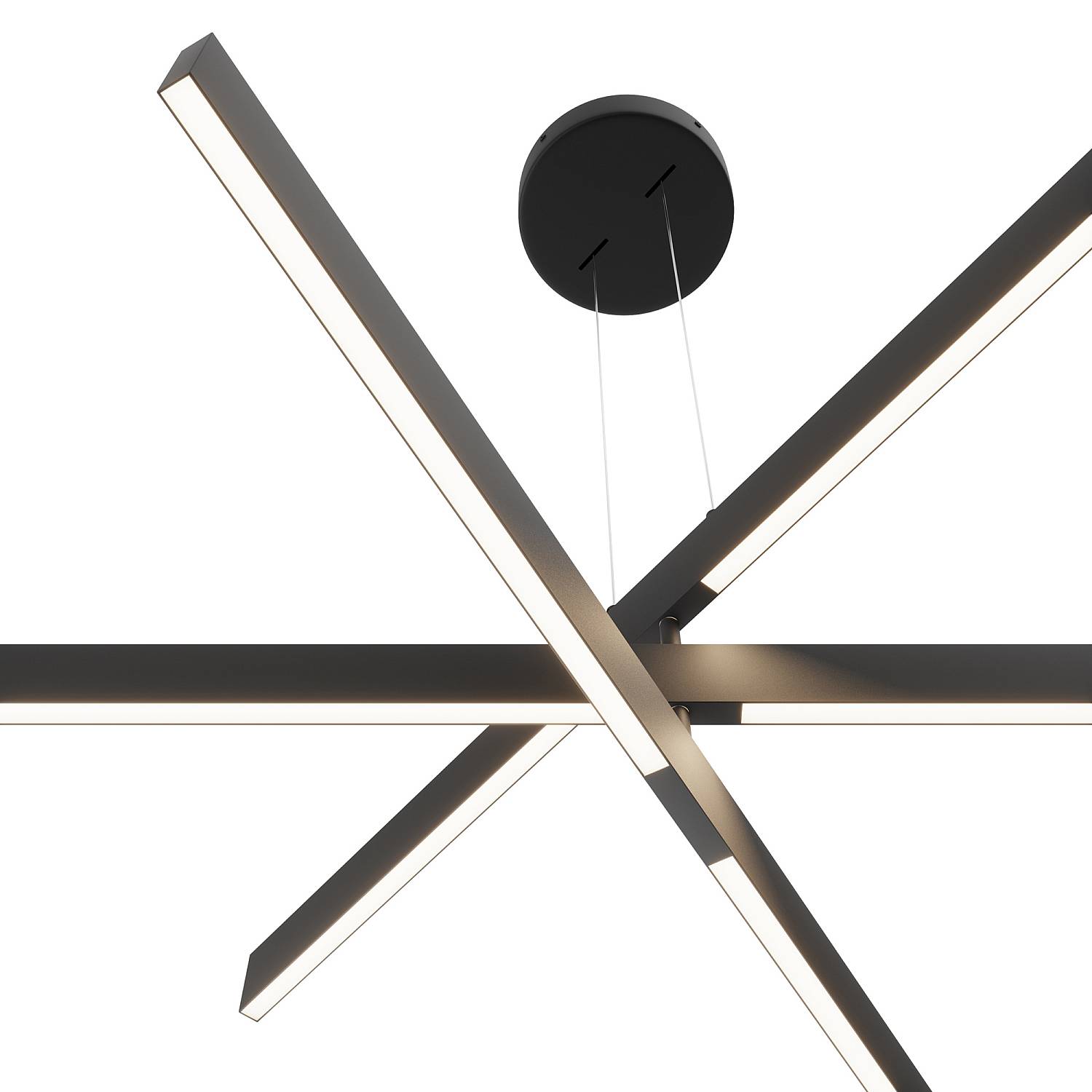 Lampadario Moderno Origami Alluminio Nero Led Integrato 46W Ip20 MOD163PL-L38B4K1
