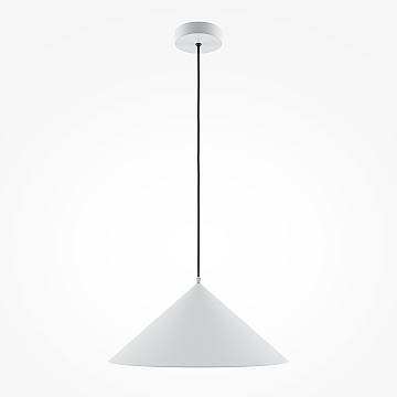 Maytoni Sospensione Moderna Basic Colors 1 luce E27 bianco metallo