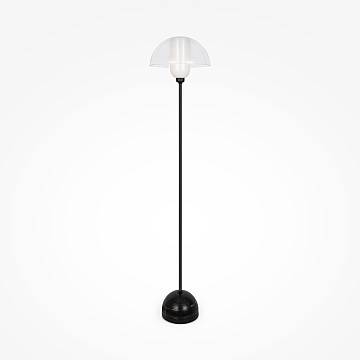 Maytoni Lampada da terra moderna Memory 1 luce E14 nero metallo ceramica