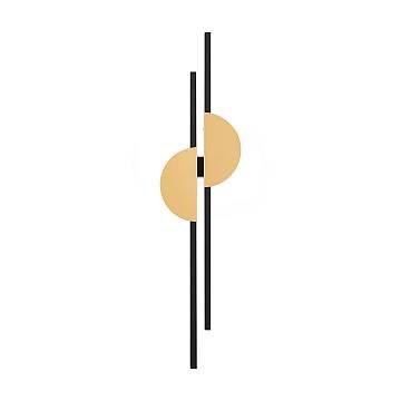 Maytoni applique moderna Skyline 2 luci LED integrato nero metallo