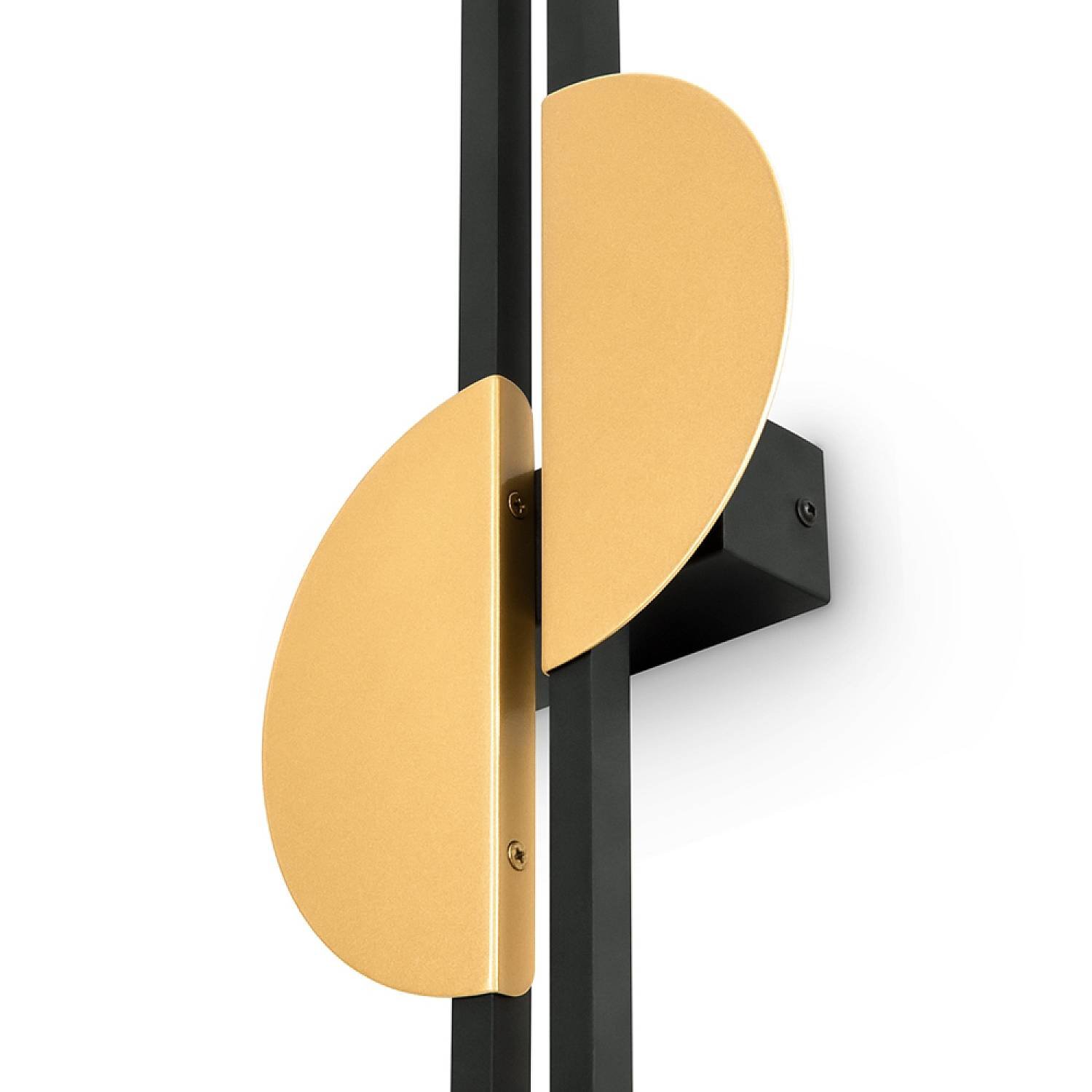 Applique Da Parete Moderna Skyline Led Integrato 23W Alluminio Nero Ip20 MOD179WL-L22BS4K1