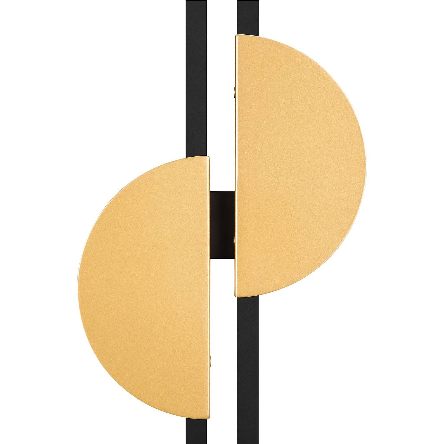 Applique Da Parete Moderna Skyline Led Integrato 23W Alluminio Nero Ip20 MOD179WL-L22BS4K1