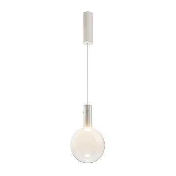Maytoni Lampadario moderno Nebula 1 luce LED integrato bianco metallo