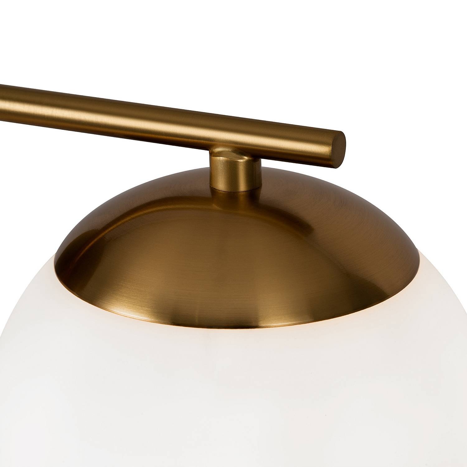 Applique Contemporanea Marble Metallo Ottone 1 Luce Diffusore Bianco MOD187WL-01BS
