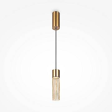 Maytoni Lampadario Moderno Imaginary 1 luce LED integrato oro metallo