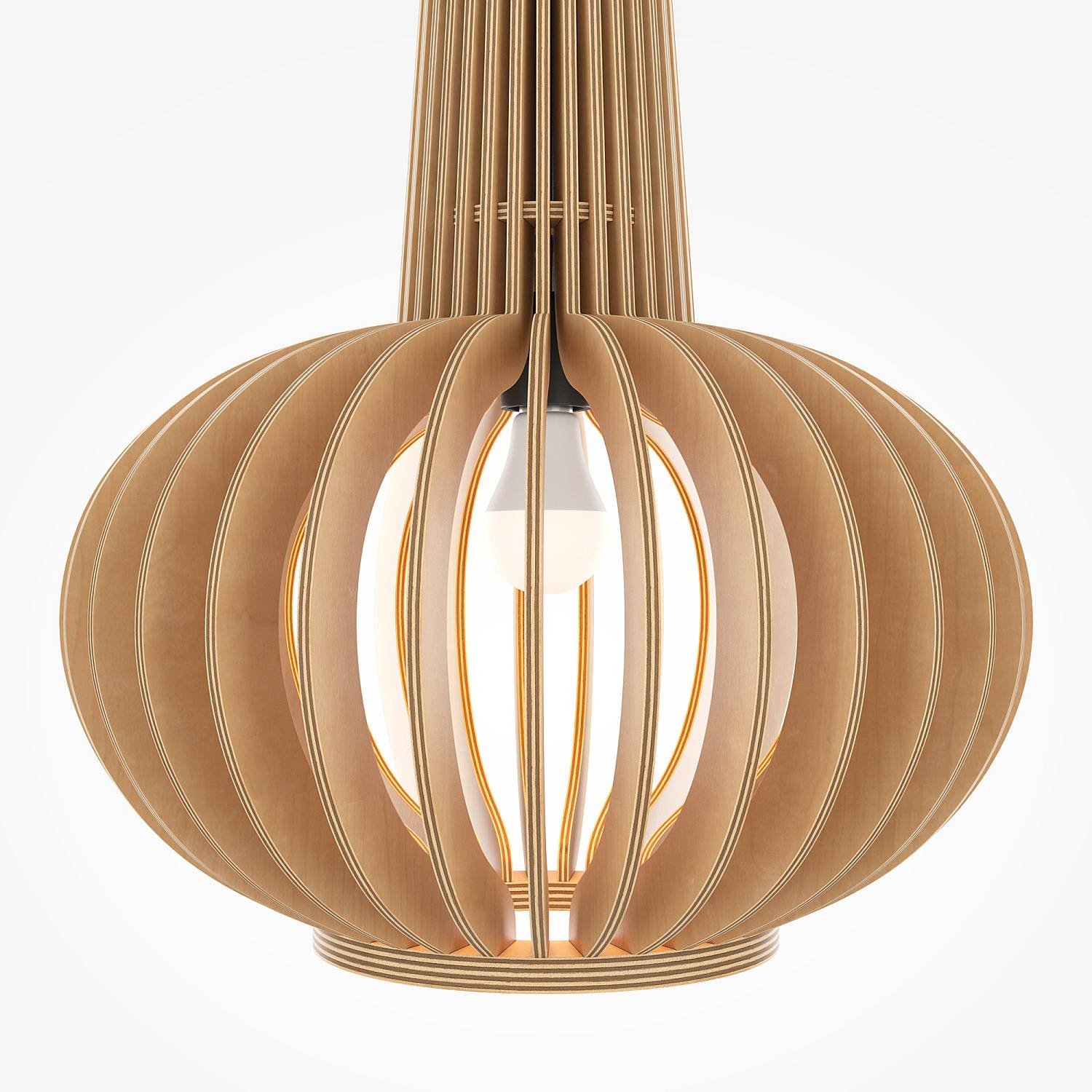 Lampada A Sospensione Moderno Roots 1 Luce E27 40W Metallo Nero D.45 Ip20 MOD193PL-01W1