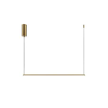 Maytoni Lampadario moderno Halo 1 luce LED integrato ottone alluminio