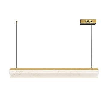 Maytoni Lampadario moderno Petra 1 luce LED integrato ottone metallo